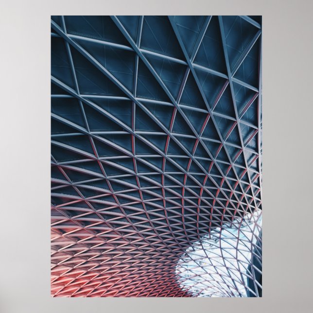 Low-angle photo of building structure poster (Front)