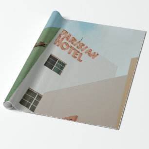 LOW ANGLE PHOTO OF PARISIAN HOTEL WRAPPING PAPER