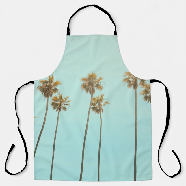 Low angle photography coconut tree apron (Front)