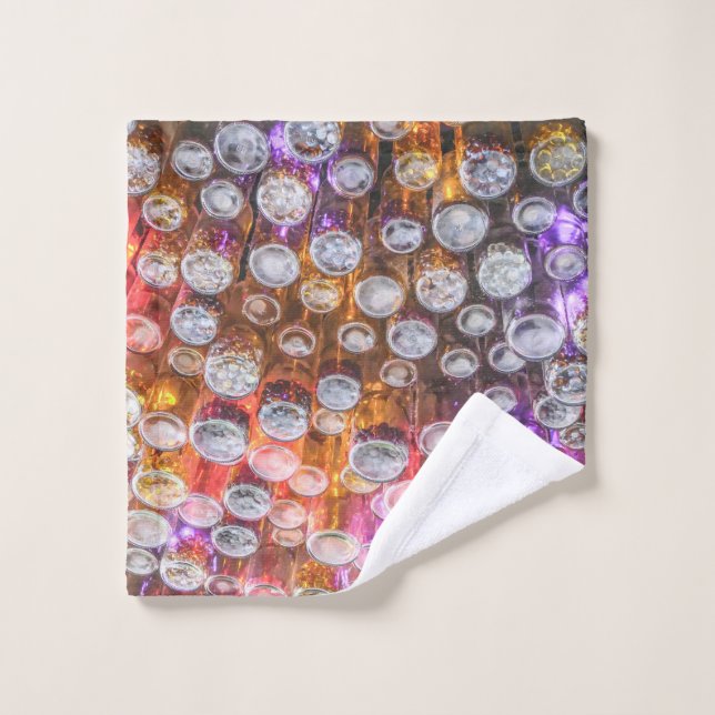Low angle photography of assorted-colour lights wash cloth (Wash Cloth)