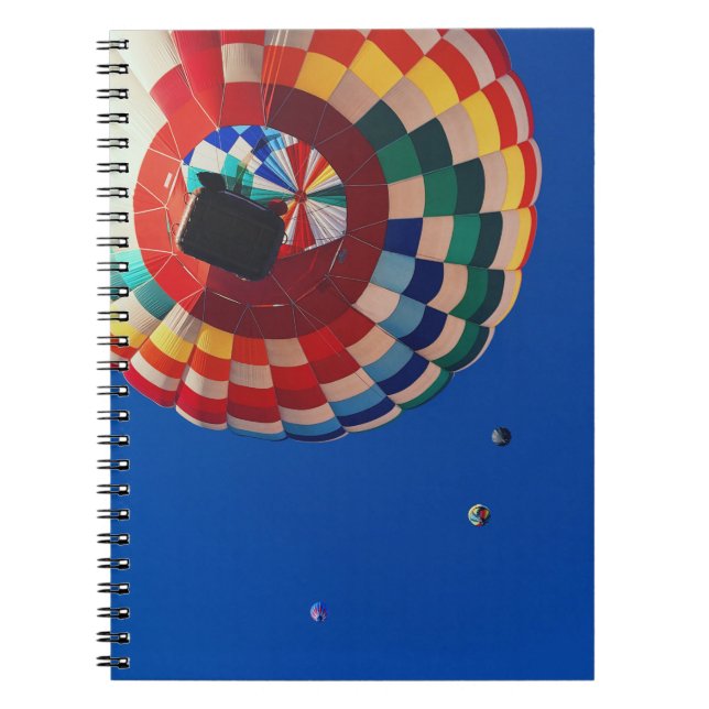 Low angle photography of balloons notebook (Front)