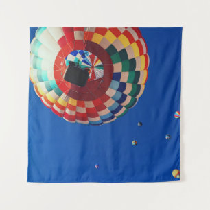 Low angle photography of balloons tapestry