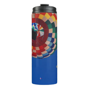 Low angle photography of balloons thermal tumbler