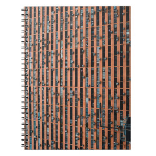 Low-angle photography of building notebook