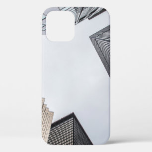 LOW-ANGLE PHOTOGRAPHY OF HIGH-RISE BUILDINGS iPhone 12 CASE
