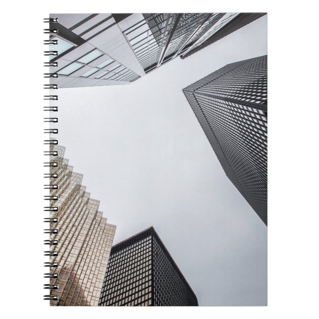 LOW-ANGLE PHOTOGRAPHY OF HIGH-RISE BUILDINGS NOTEBOOK (Front)