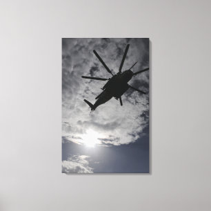 Low angle view of a CH-53E Canvas Print