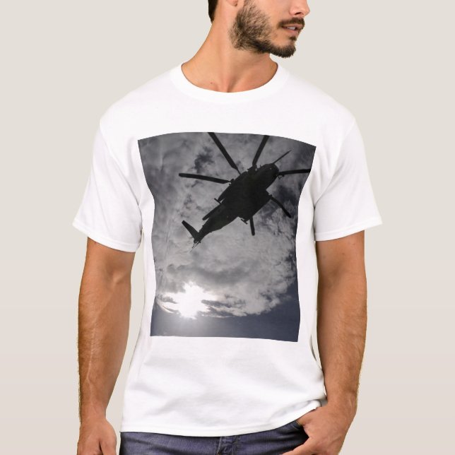 Low angle view of a CH-53E T-Shirt (Front)