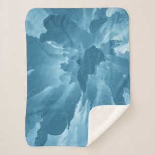 Low angle view of stalactites sherpa blanket