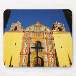 Low Angle View Of Yellow Ornate Church Mouse Mat