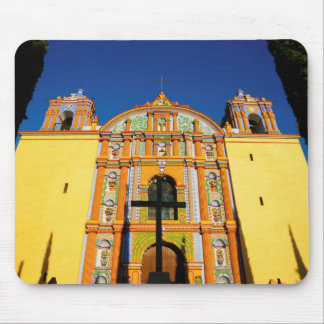 Low Angle View Of Yellow Ornate Church Mouse Mat