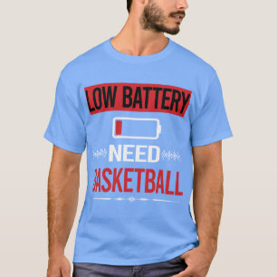 Low Battery Basketball T-Shirt