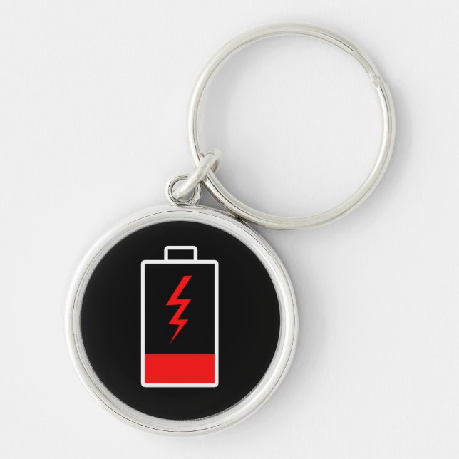 Low Battery Key Ring (Front)