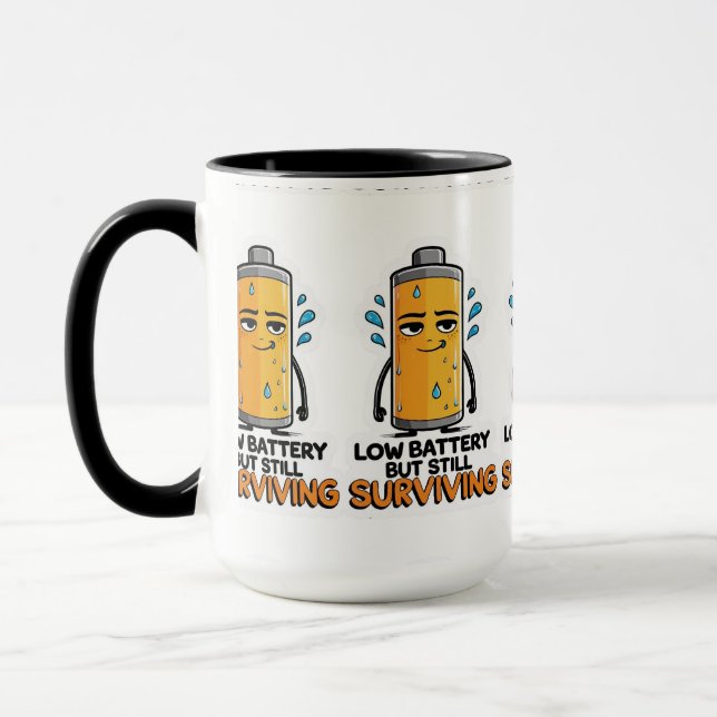 Low Battery Mug (Left)