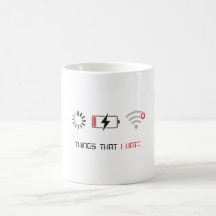 Low Battery No WiFi Loading Tech Humour Design