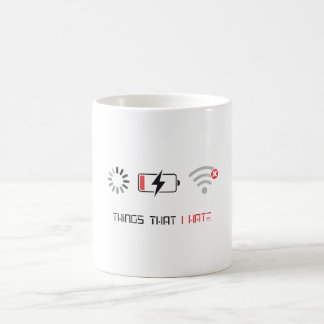Low Battery No WiFi Loading Tech Humour Design Coffee Mug