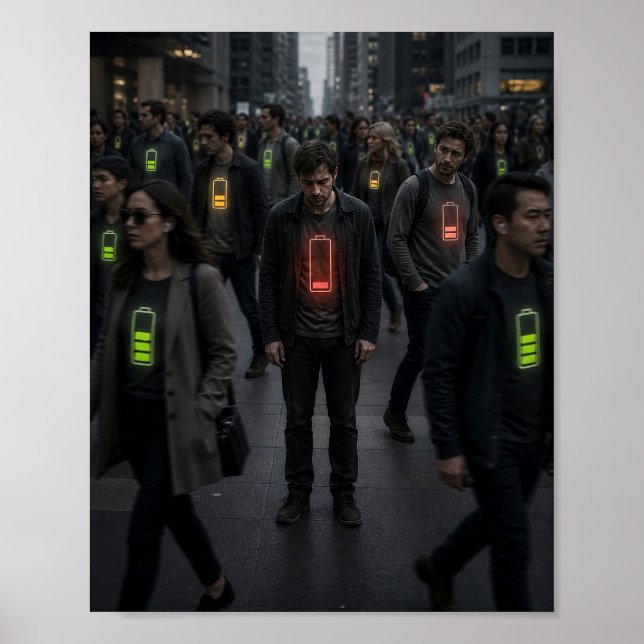 Low Battery Poster (Front)