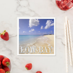 Low Bay Beach, Barbuda, Antigua Napkin