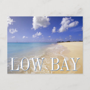 Low Bay Beach, Barbuda, Antigua Thank You Postcard