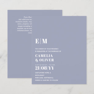 LOW BUDGET All-in-1 Modern Bold Text Wedding