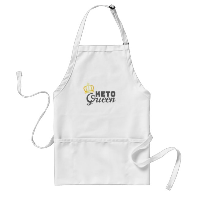 Low Carb Diet Gift Keto Queen Womens Keto Gift Standard Apron (Front)