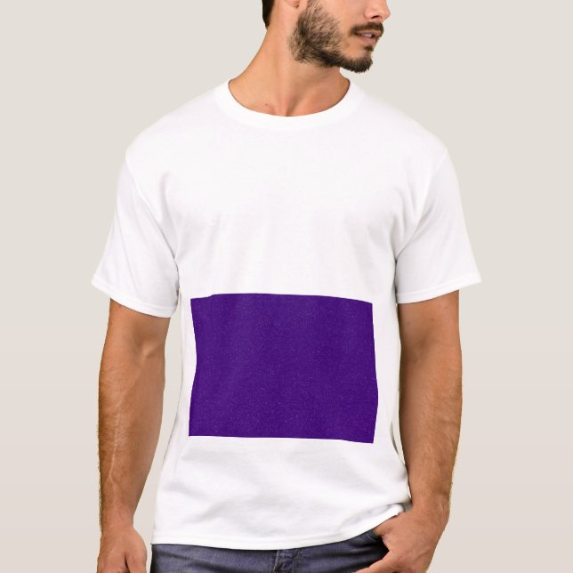Low-Centre Purple Noise Graphic Tee – Customisable (Front)