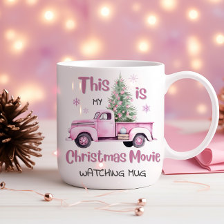 Low Christmas Movie Watching cup