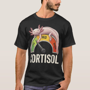 Low Cortisol Levels Meme Funny T-Shirt