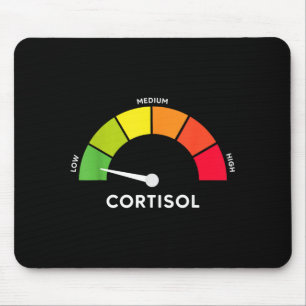 Low cortisol levels meme mouse mat
