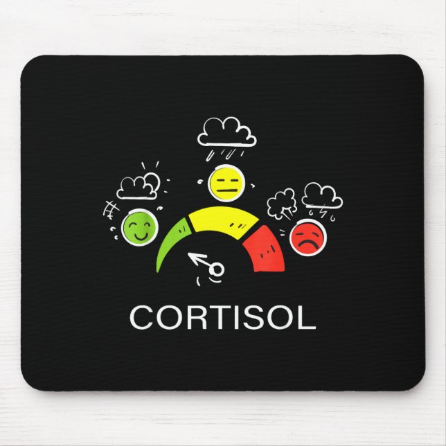 Low cortisol levels v meme  mouse mat (Front)