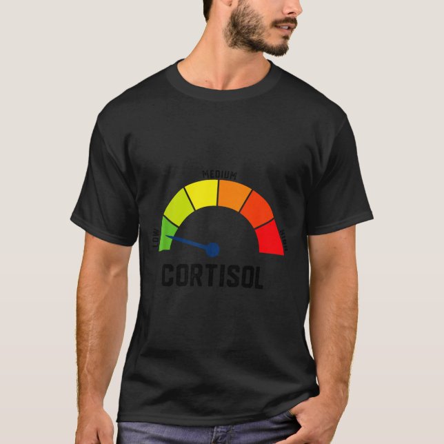 Low cortisol levels v meme  T-Shirt (Front)