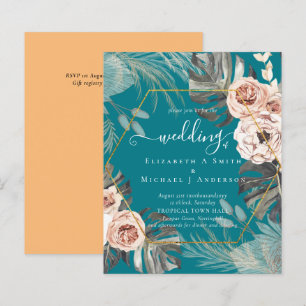 Low Cost Budget PAMPAS GRASS TROPICAL Wedding