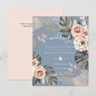 Low Cost Budget PAMPAS GRASS TROPICAL Wedding