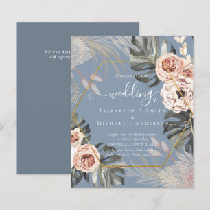 Low Cost Budget PAMPAS GRASS TROPICAL Wedding