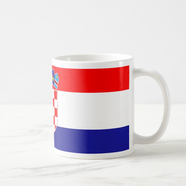 Low Cost! Croatian Flag Coffee Mug (Right)