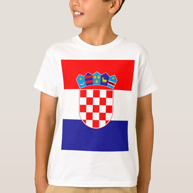 Low Cost! Croatian Flag T-Shirt (Front)