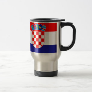 Low Cost! Croatian Flag Travel Mug