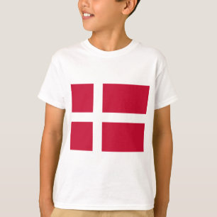 Low Cost! Denmark Flag T-Shirt