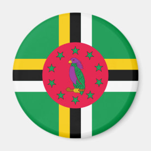 Low Cost! Dominica Flag Magnet