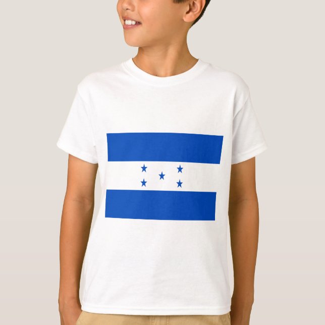 Low Cost! Honduras Flag T-Shirt (Front)