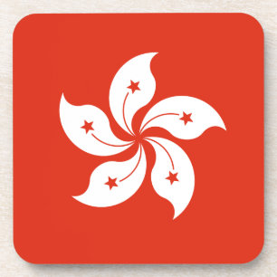 Low Cost! Hong Kong Flag Coaster