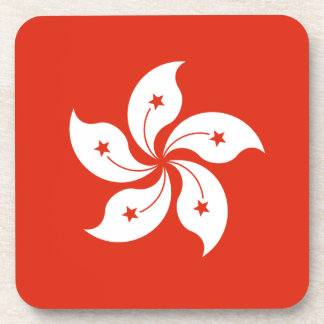 Low Cost! Hong Kong Flag Coaster