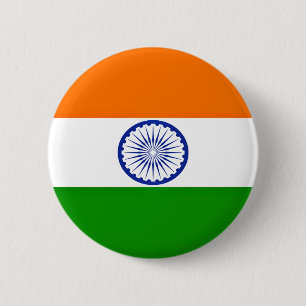 Low Cost! India Flag 6 Cm Round Badge