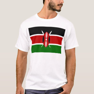 Low Cost! Kenya Flag T-Shirt