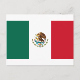 Low Cost! Mexico Flag Postcard