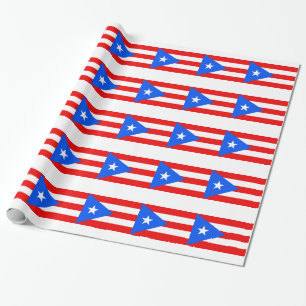 Low Cost! Puerto Rico Flag Wrapping Paper