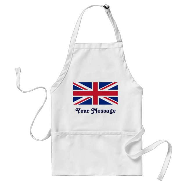 Low Cost Union Jack Flag Crafts Cook Chef Standard Apron (Front)