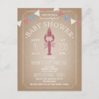 Low Country Boil Cardstock Baby Shower - Bottle
