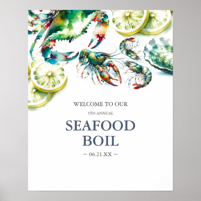 Low Country Boil Welcome Sign (Front)