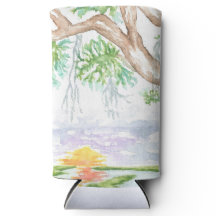 Low country watercolor can cooler